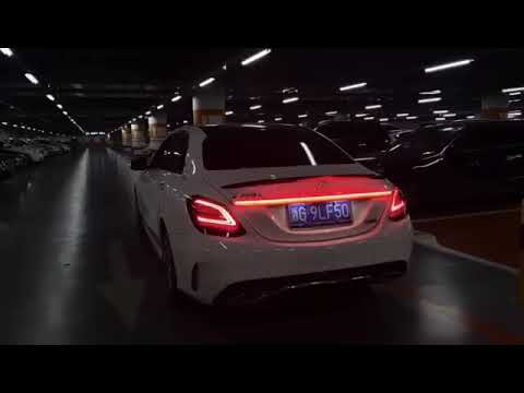 Mercedes-Benz w205 Dynamic taillight Bar in Smoke or Red finish!!