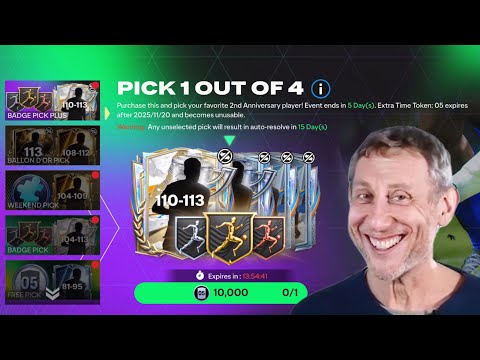 I Opened The New Badge Pick Plus (110-113 Pick) + Opening ALL New Picks #fcmobile