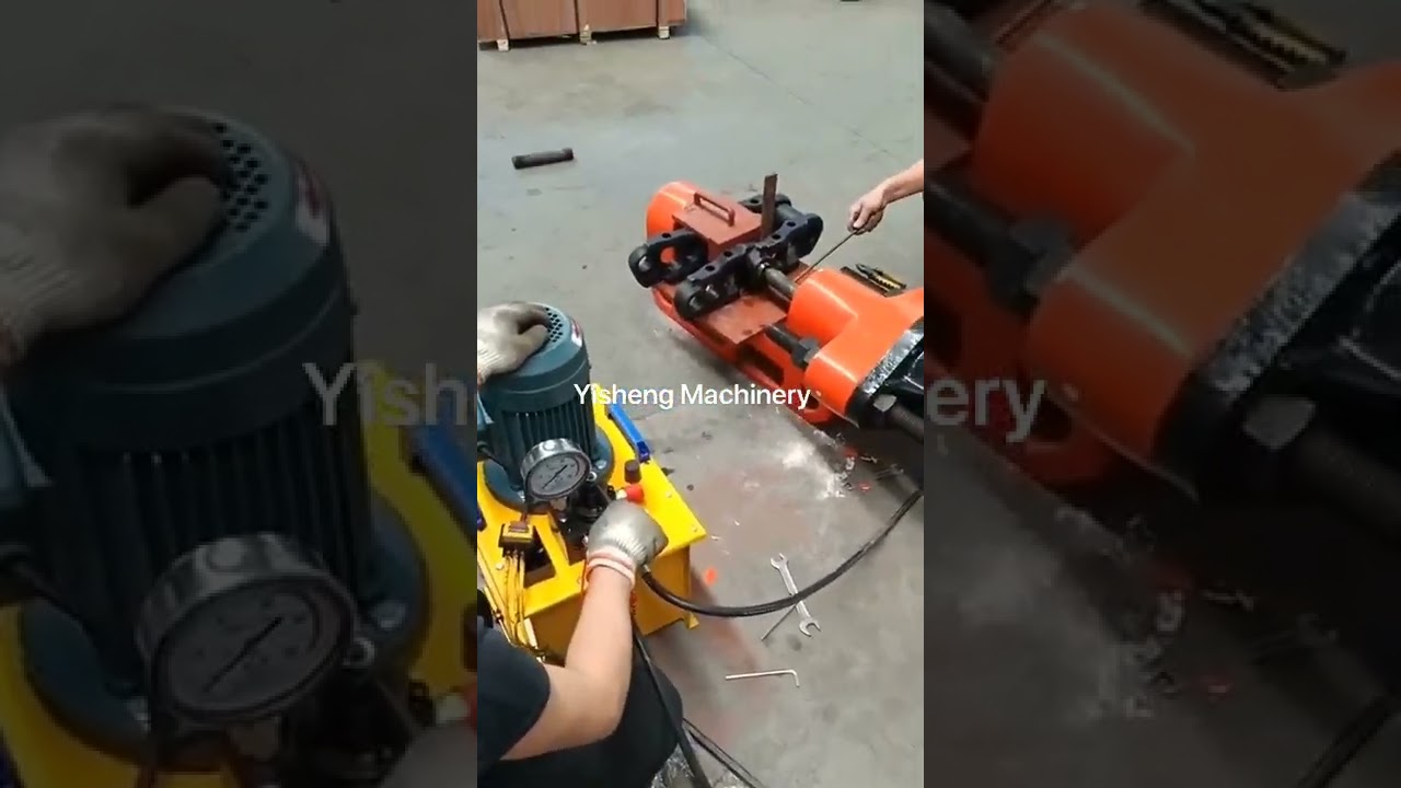 Portable hydraulic track link pin press master pin removal tool machine