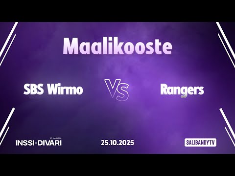 Maalikooste: SBS Wirmo - Rangers (Inssi-Divari M)