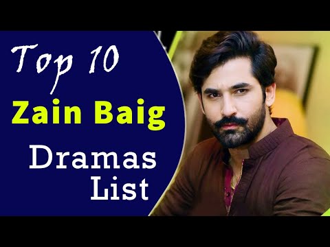 Top 10 Zain Baig Drama Serial list | Mirza Zain Baig Dramas | Fitrat | Yaar na bichray | 