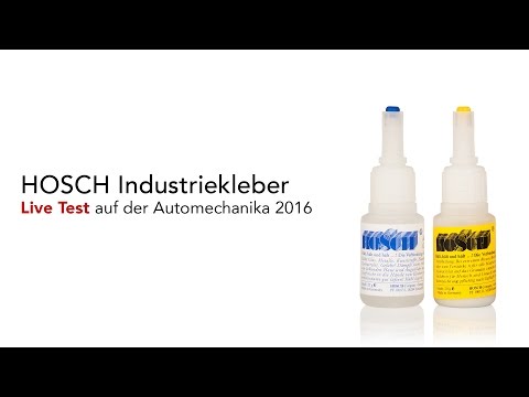 HOSCH Industriekleber - Live Test auf der Automechanika Frankfurt 2016