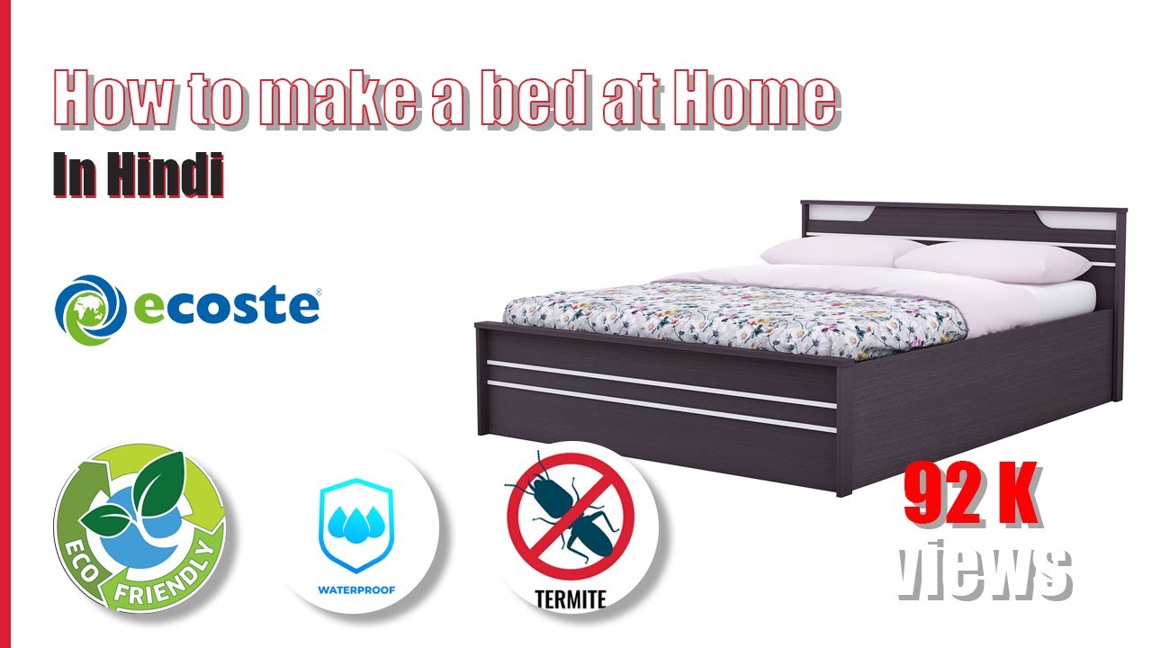 Bed Making By Ecoste EBRID Board With 100% Water Proof & Termite Proof Life Time Guarantee !!
