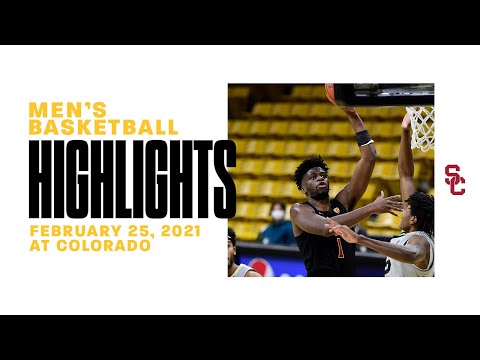 Men’s Basketball: Colorado 80, USC 62 - Highlights 2/25/21