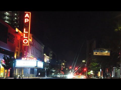New York City 4K - HARLEM Night Drive Summer 2020 Part- 2