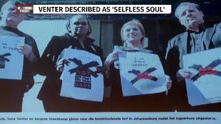 Family and friends pay tribute to Suna Venter