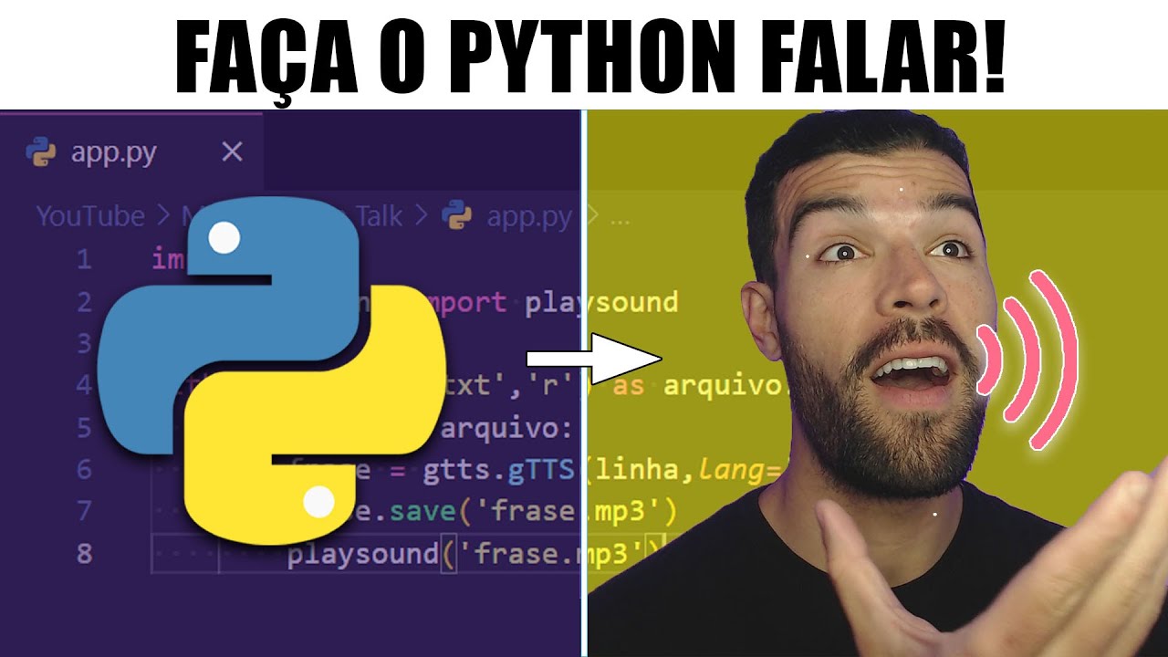 Como Fazer o Python Falar [FÁCIL]