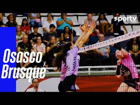 OSASCO 3 X 0 BRUSQUE | MELHORES MOMENTOS | SUPERLIGA FEMININA DE VÔLEI | sportv