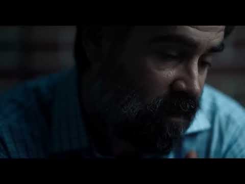 The Killing of a Sacred Deer official trailer frame: sterile hospital corridor and a distant figure