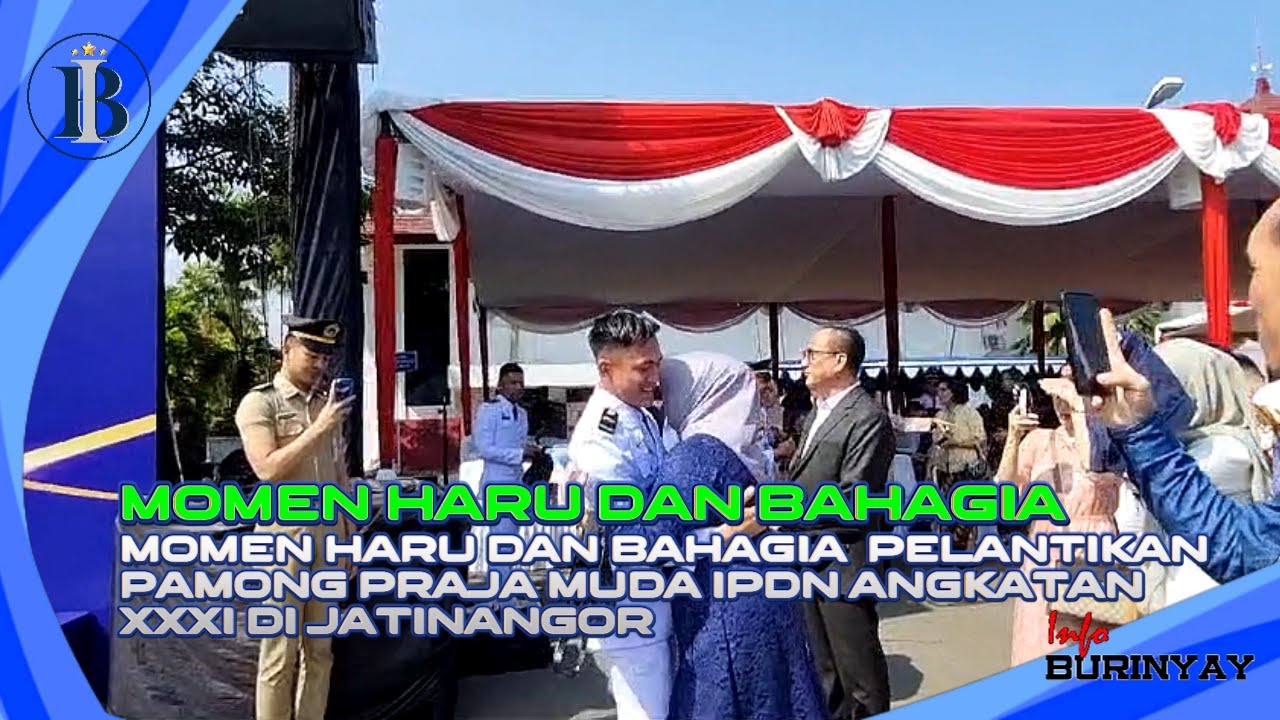Momen Haru & Bahagia Pelantikan Pamong Praja Muda IPDN Angkatan XXXI di Jatinangor