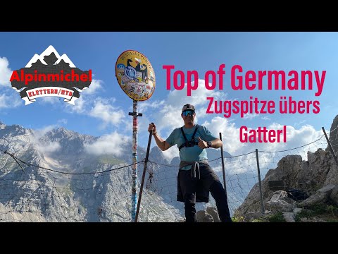 Top of Germany auf die Zugspitze, über das Gatterl von Ehrwald aus