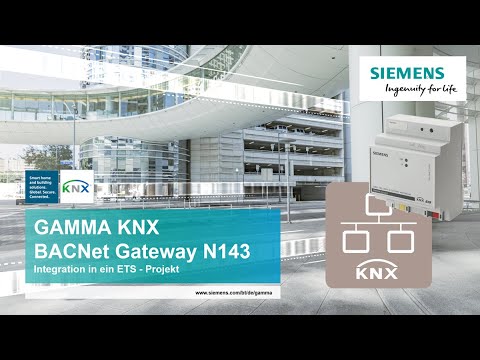 Siemens KNX - BACnet Gateway N143