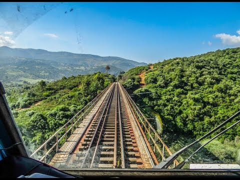 SNTF :  رحلة على متن القطار جبال وأنفاق الأخضرية ـ البويرة Les gorges de Lakhdaria - Palestro HD1080