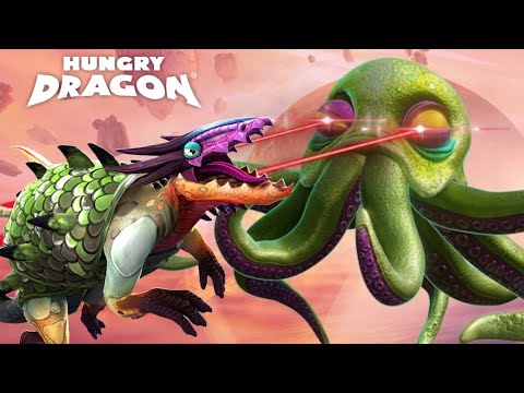 Armadillo vs Octoni Boss!!! - Hungry Dragon