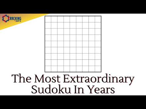 The Most Extraordinary Sudoku In YEARS