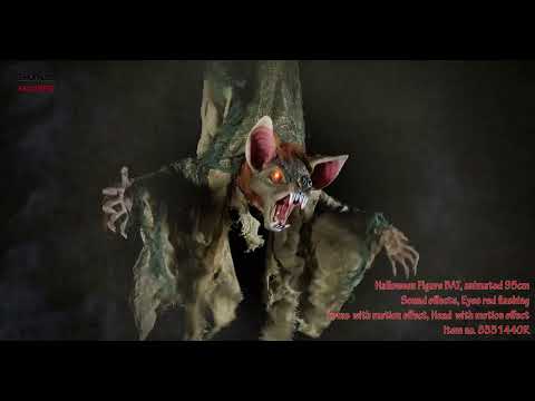 EUROPALMS Halloween Figur BAT, animiert 95cm
