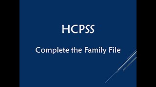 Synergy - HCPSS Family File