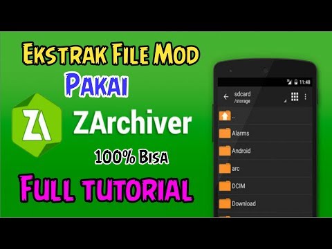 Cara Ekstrak File Di ZArchiver Video