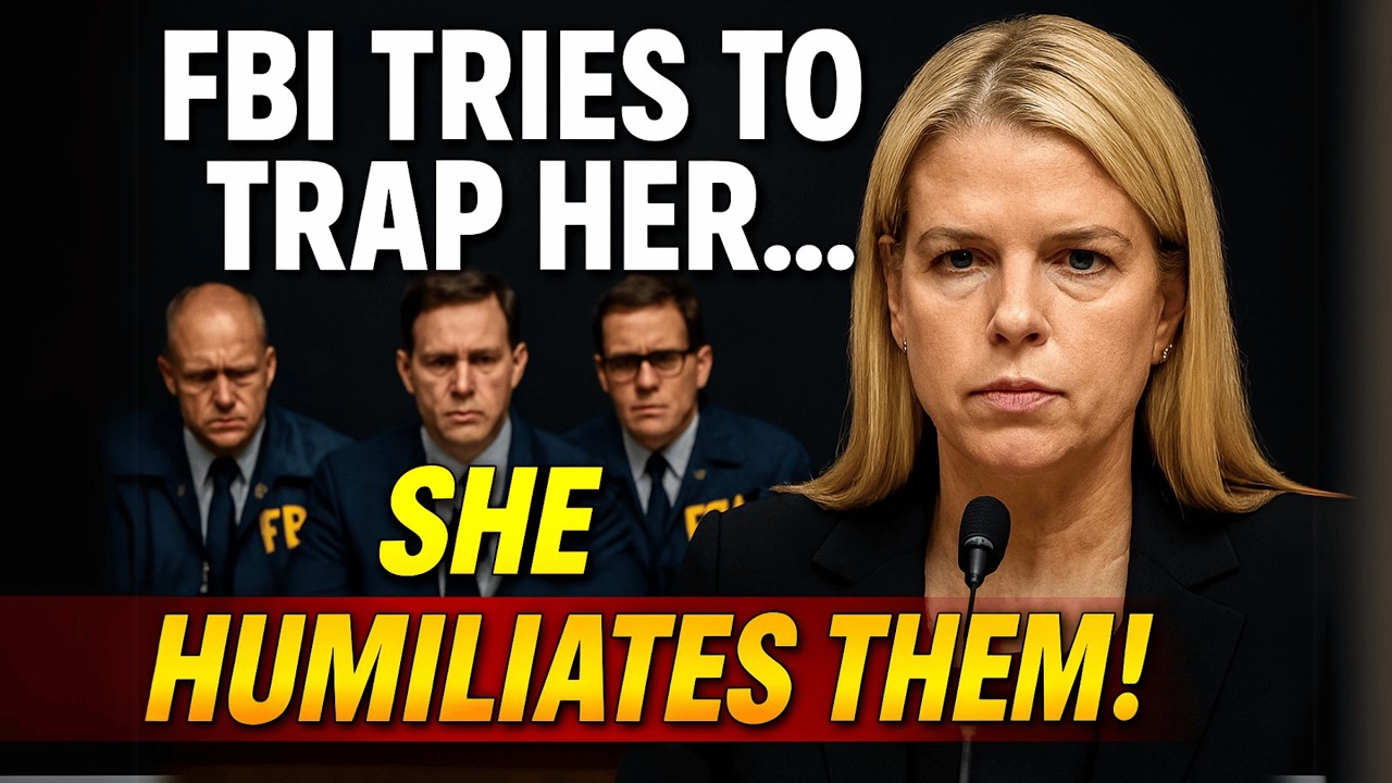The FBI Tries to Incriminate Pam Bondi… She Makes Them Look Like Amateurs and Leaves Them Embarrasse