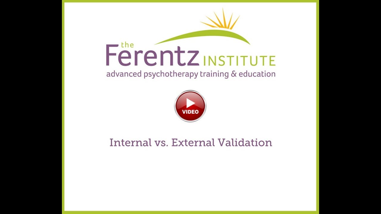 Internal vs.  External Validation