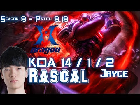 KZ Rascal JAYCE vs MALZAHAR Top - Patch 8.18 KR Ranked