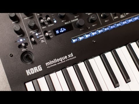 Korg Minilogue XD Polyphonic Analogue Synthesizer | Demo and Overview