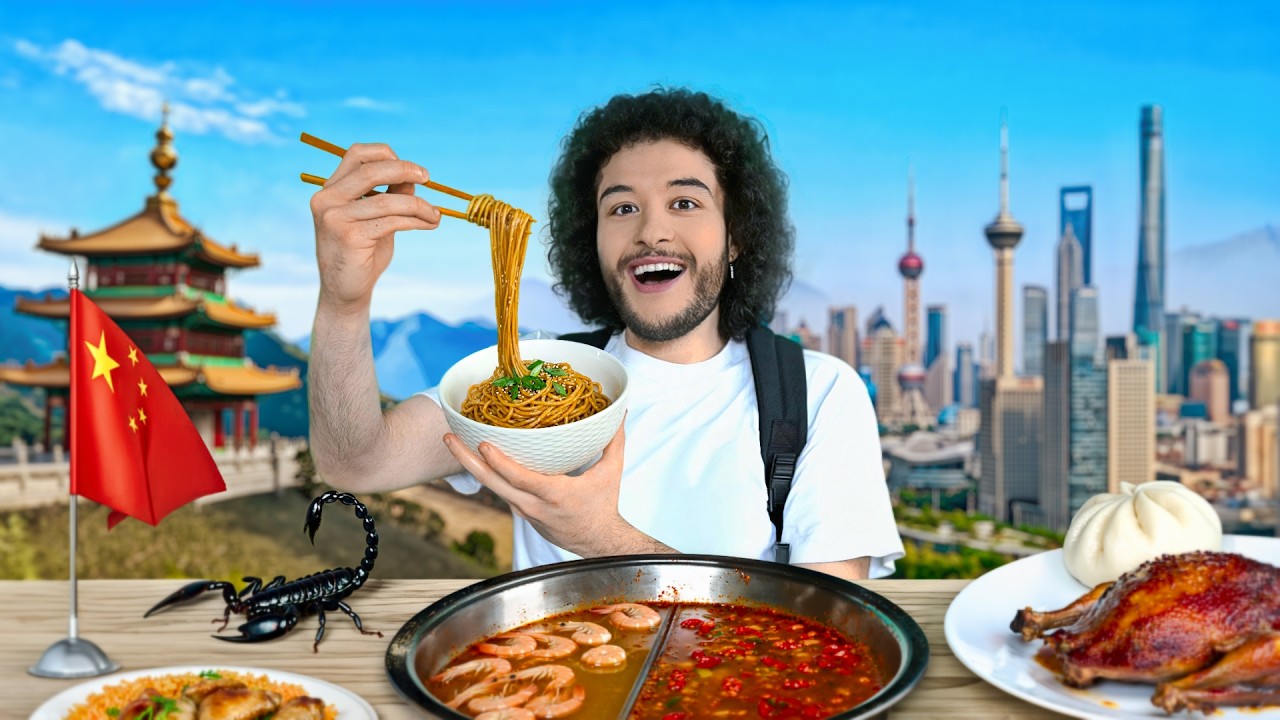 Τρώω τα ΠΑΝΤΑ στην ΚΙΝΑ ! (China Vlog) | Manos