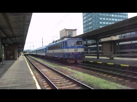 Odjezd vlaku R 610 Karlex (ČD 362.057) - Most, 22. 6. 2013