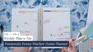 February Plan With Me | Passionate Penny Pincher Home Planner