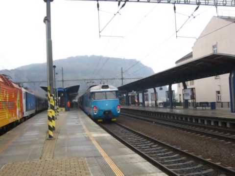 Mimořádné - příjezd+hlášení+odjezd vlaku R 612 Bílina - Ústí nad Labem hl.n.