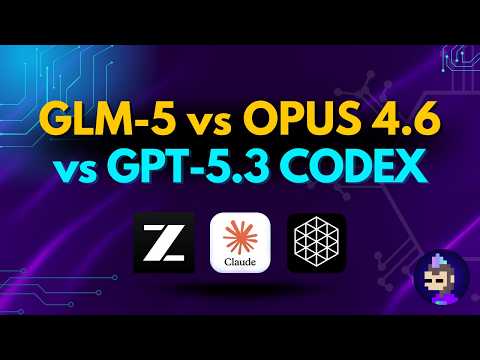GLM-5 vs Opus 4.6 vs GPT-5.3 Codex — Real Coding Test Results