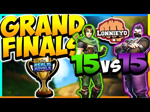 THE GRAND FINALS - 15 VS 15 WAR & Mystery Mode | Realm Royale