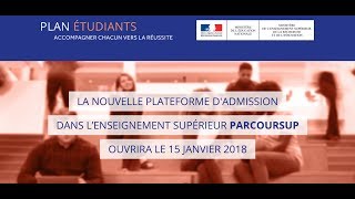 Ouverture de la nouvelle plateforme Parcoursup