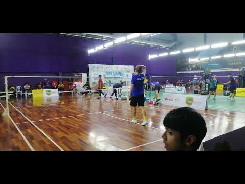 Badminton RoundRobin IPGMY GrandFinal Men's Double Amature- Sim Han / Zhe Yew Vs Haziq / Rahmadhani