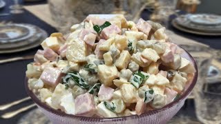 Салат Оливье с колбасой. Самый вкусный рецепт, с идеальным сочетанием и пропорцией продуктов