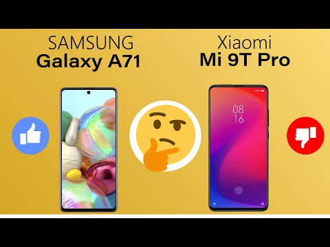 Smartphone comparison/// samsung galaxy a71 vs xiaomi mi 9t pro ///