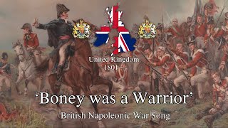 Cover art for 'Boney was a Warrior' - British Napoleonic Song