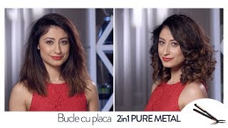 Cum îmi fac buclele cu placa - BaByliss 2 în 1 Pure Metal