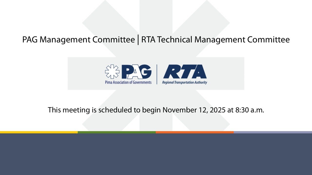 PAG Management Committee | RTA Technical Management Committee Meeting - Nov.12, 2025 8:30 a.m.