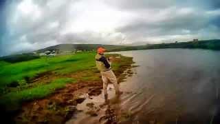 preview picture of video 'Fly fishing Iceland Salmon - Húseyjarkvísl'