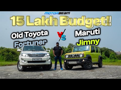 Used Fortuner vs New Jimny - What To Buy For Rs. 15 Lakh? | MotorBeam