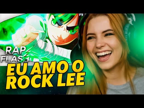 MIZUKI REAGINDO ao RAP DO ROCK LEE (Naruto) LÓTUS OCULTA | Flash Beats