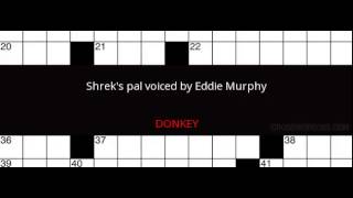 Shrek's pal voiced by Eddie Murphy Crossword Clue Solution