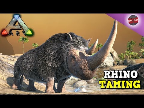 WOLLY RHINO EASY TAME  | ARK SURVIVAL EVOLVED [S4E23]