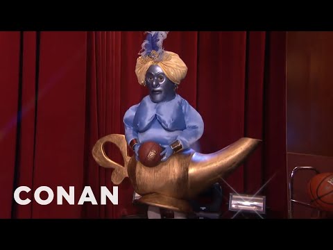 Overweight Genie Stuck In A Lamp & More NCAA Mascots That Shouldn’t Dunk | CONAN on TBS
