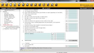 CrossLink Business - Completing an 1120S S-Corporation Return