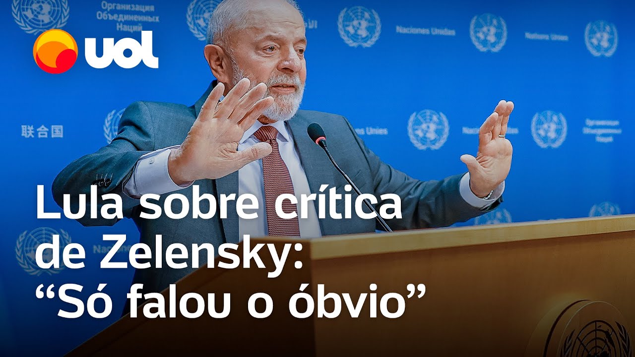 Lula rebate crítica de Zelensky na ONU: 'O que ele não está conseguindo fazer é a paz'