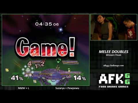 Melee Doubles - Pewpewu and Suzarya vs NMW and L - Winners Finals at AFK6