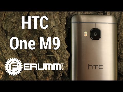 Обзор HTC One M9 (gold)
