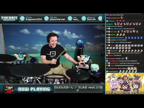 The8BitDrummer // Ookami Mio ft. SubaOka - Wan Wan Waoon